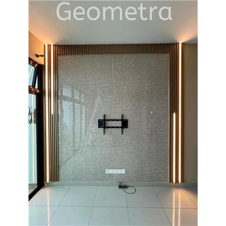 GEOMETRA PVC MARBLE SHEET 120X280X0.3CM PV10 FANTASY CREAM MARBLE 3.36M2