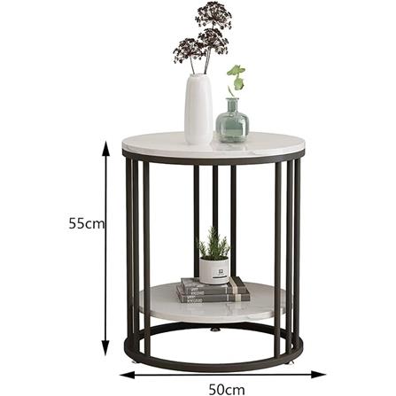 SIDE TABLE EDWD5638 WHITE