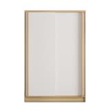 WARDROBE WITH SLIDING DOORS FURDINI HERO 120CM NATURAL OAK/WHITE
