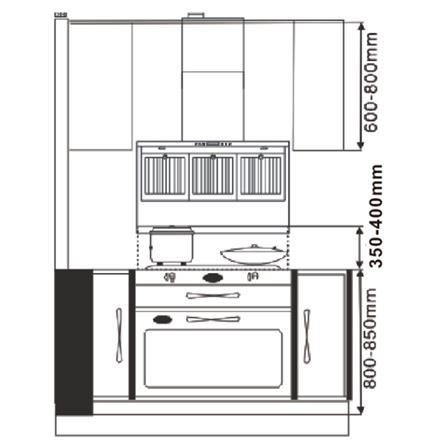 LIVINOX CHIMNEY HOOD LCH-LILY DC-90BL 90CM BLACK 2580M3/H DC MOTOR
