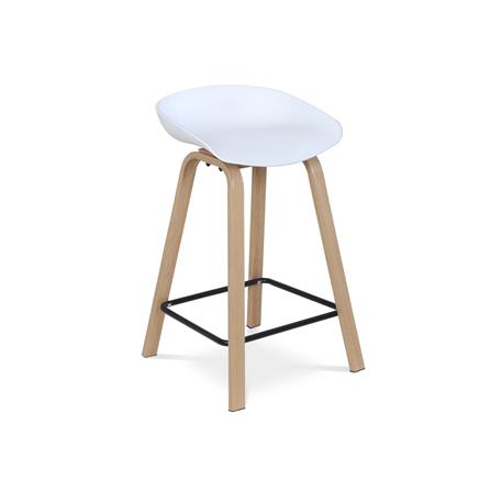 BAR STOOL EDWD5647 WHITE