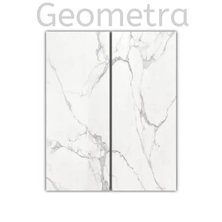 GEOMETRA PVC MARBLE SHEET SET 240X280X0.3CM 3D-1A1B WHITE SILIMAR 6.72M2