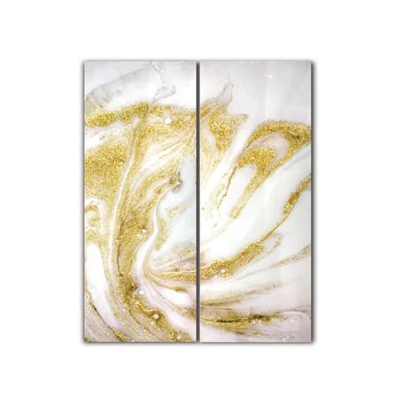 GEOMETRA PVC MARBLE SHEET SET 240X280X0.3CM 3D-8A8B NEW GOLD 6.72M2