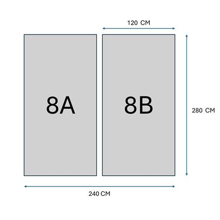 GEOMETRA PVC MARBLE SHEET SET 240X280X0.3CM 3D-8A8B NEW GOLD 6.72M2