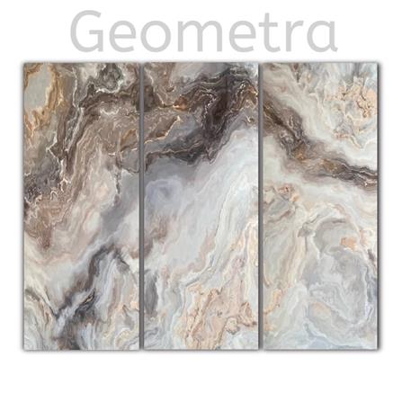 GEOMETRA PVC MARBLE SHEET SET 360X280X0.3CM 3D-9A9B9C WHITE 10M2