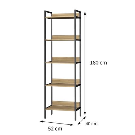 5-TIER SHELVING UNIT FURDINI PORTER 52CM NATURAL [EXCLUSIVE FROM HOMEPRO THAILAND]