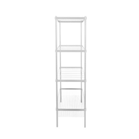 3-TIER SHELVING UNIT WITH BASKET SHELF FURDINI LINEAR WHITE [EXCLUSIVE FROM HOMEPRO THAILAND]