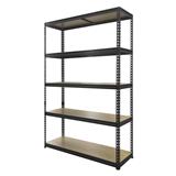 5-TIER SHELVING UNIT FURDINI BROOKLYN 120CM BLACK [EXCLUSIVE FROM HOMEPRO THAILAND]