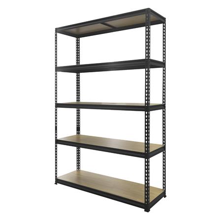 5-TIER SHELVING UNIT FURDINI BROOKLYN 120CM BLACK [EXCLUSIVE FROM HOMEPRO THAILAND]
