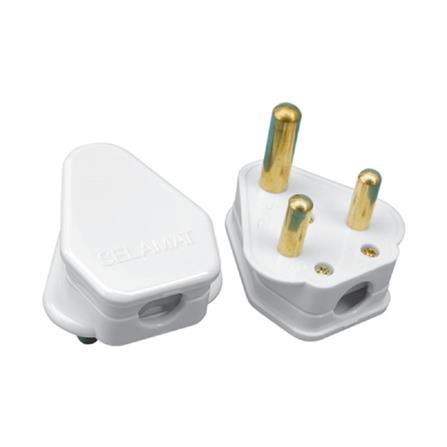 15A PLUG TOP MA15 SELAMAT WHITE