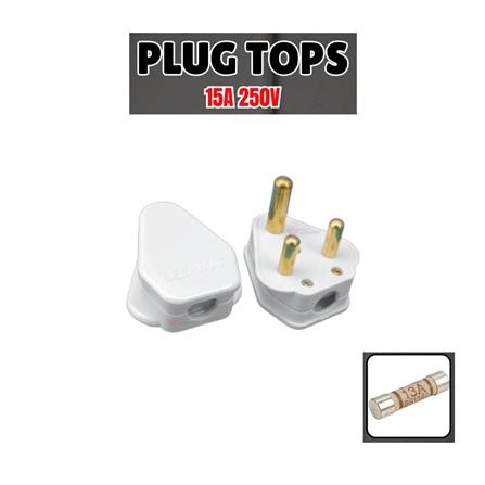 15A PLUG TOP MA15 SELAMAT WHITE