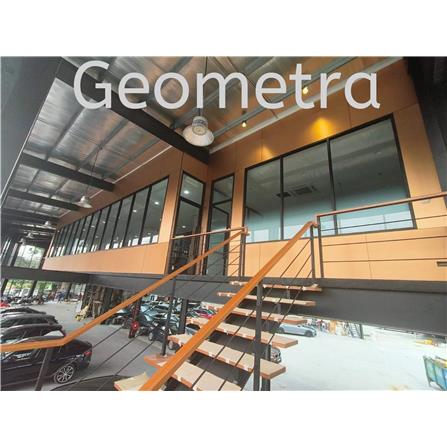 GEOMETRA CARBON CRYSTAL PANEL 122X300X0.8CM JS05 WALNUT WOOD 3.66M2