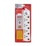 5 GANG 2 METER UNIVERSAL TRAILING SOCKET MA1135-2M MAY