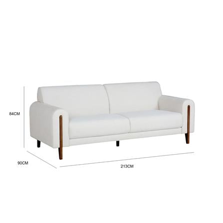 SOFA 3 SEATERS MB-24126 BEIGE