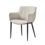 DINING CHAIR BENETTA SIENA PU GREY [EXCLUSIVE FROM HOMEPRO THAILAND]