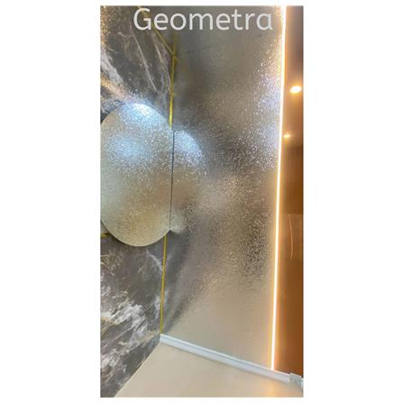 GEOMETRA CARBON CRYSTAL PANEL 122X300X0.5CM JW04 SILVER 3.66M2