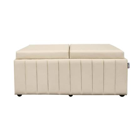 2-SEATER RECTANGULAR OTTOMAN BENCH FURDINI HELENA PU BEIGE [EXCLUSIVE FROM HOMEPRO THAILAND]