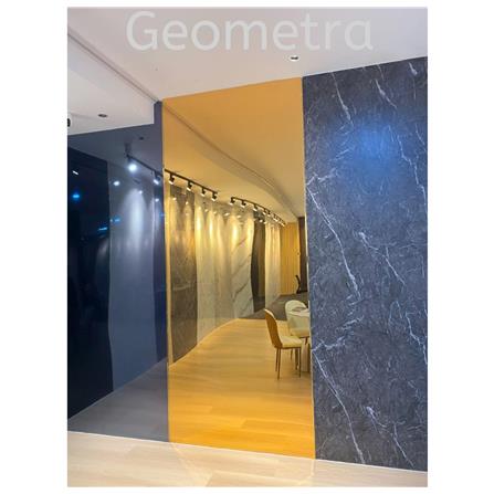 GEOMETRA CARBON CRYSTAL PANEL 122X300X0.5CM MIRROR FP GOLD 3.66M2