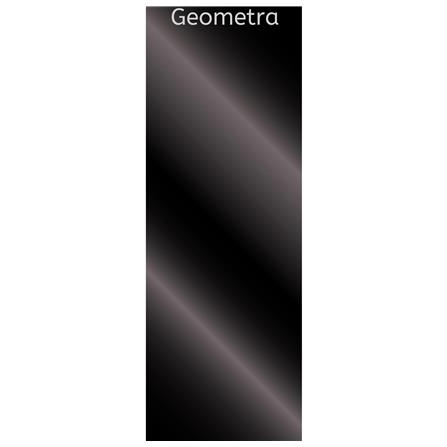 GEOMETRA CARBON CRYSTAL PANEL 122X300X0.5CM MIRROR FP BLACK 3.66M2