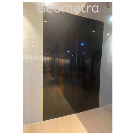 GEOMETRA CARBON CRYSTAL PANEL 122X300X0.5CM MIRROR FP BLACK 3.66M2