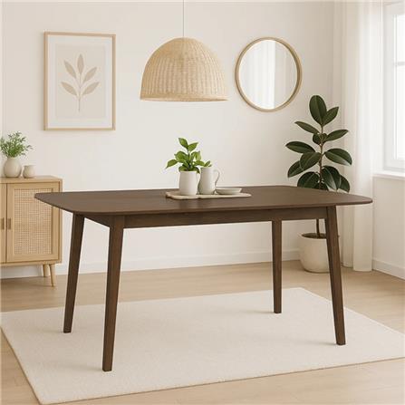 DINING TABLE WOYER 1.2M EXPANDABLE COCOA