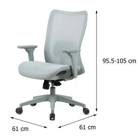 OFFICE CHAIR FURDINI CYAN W-242BT-1 NET LIGHT BLUE [EXCLUSIVE FROM HOMEPRO THAILAND]