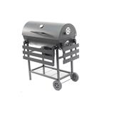 SPRING CHARCOAL BARBECUE GRILL BARREL PRO HL-AB003S BLACK