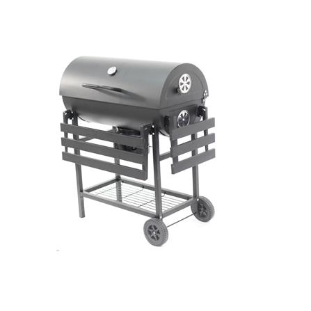 SPRING CHARCOAL BARBECUE GRILL BARREL PRO HL-AB003S BLACK