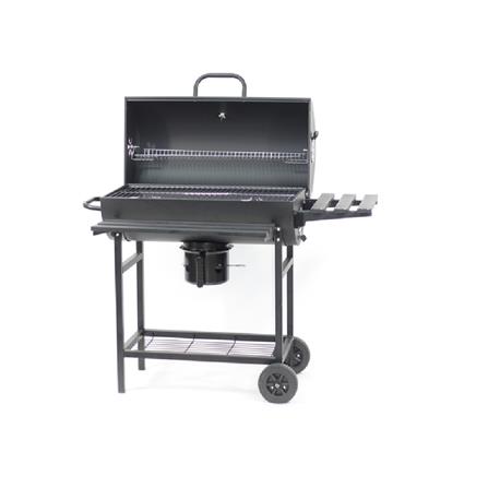 SPRING CHARCOAL BARBECUE GRILL BARREL PRO HL-AB003S BLACK