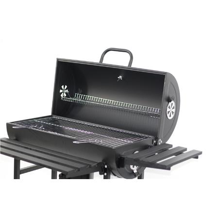 SPRING CHARCOAL BARBECUE GRILL BARREL PRO HL-AB003S BLACK