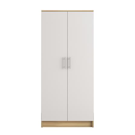 WARDROBE WITH 2 DOORS FURDINI HERO 80CM NATURAL OAK/WHITE [EXCLUSIVE FROM HOMEPRO THAILAND]