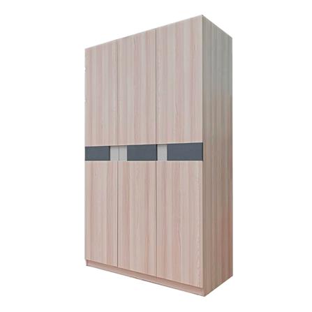 WARDROBE WITH 3 DOORS FURDINI BRICK 120CM PINEOAK [EXCLUSIVE FROM HOMEPRO THAILAND]