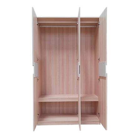 WARDROBE WITH 3 DOORS FURDINI BRICK 120CM PINEOAK [EXCLUSIVE FROM HOMEPRO THAILAND]