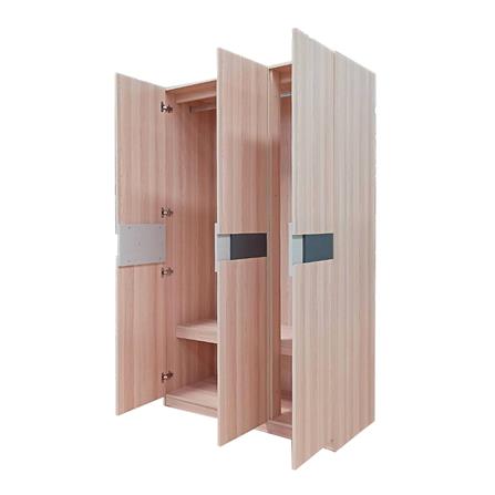 WARDROBE WITH 3 DOORS FURDINI BRICK 120CM PINEOAK [EXCLUSIVE FROM HOMEPRO THAILAND]