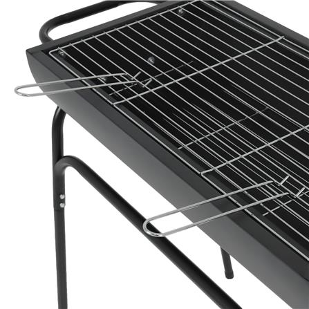 SPRING CHARCOAL BBQ GRILL DRUM HL-AB017 BLACK