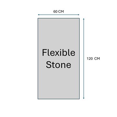 GEOMETRA FLEXIBLE STONE 60X120X0.4CM OD06 MILA GREY FLEXIBLE STONE 0.72M2