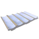 GEOMETRA WPC FLUTED PANEL 15X300X1CM WG03 MARBLE GREY 0.45M2