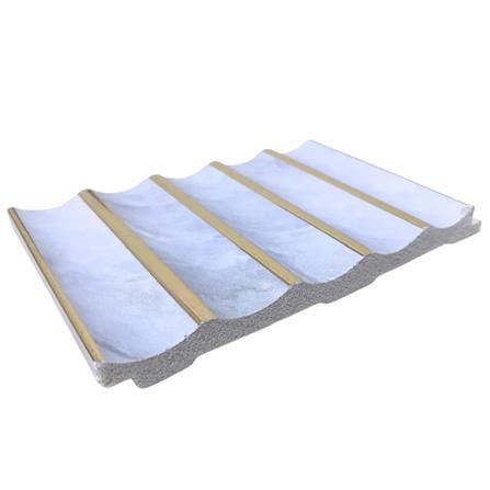 GEOMETRA WPC FLUTED PANEL 15X300X1CM WG03 MARBLE GREY 0.45M2