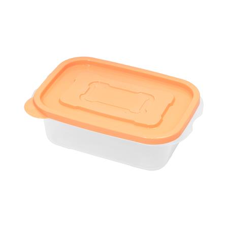 FOOD CONTAINER KECH 9001 0.6L ORANGE 4PCS
