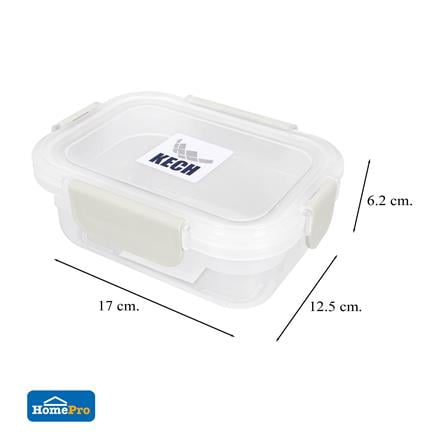 RECTANGULAR FOOD CONTAINER 0.6L KECH NEXT 2814 CREAM