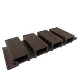 GEOMETRA WPC FLUTED PANEL 22X300X2.6CM WEX02 COFFEE 0.66M2