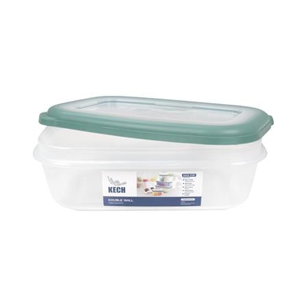 FOOD CONTAINER KECH DOUBLE WALL 9032 0.75L GREEN