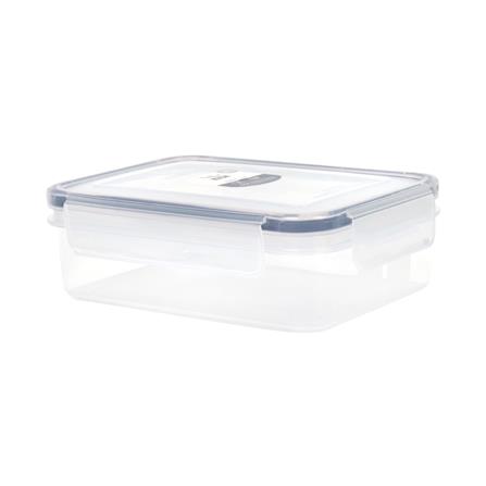 FOOD CONTAINER KECH X DOUBLE LOCK 9213 0.8L WHITE/DARK BLUE