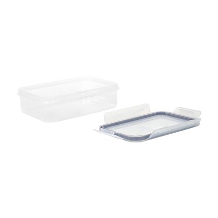 FOOD CONTAINER KECH X DOUBLE LOCK 9213 0.8L WHITE/DARK BLUE