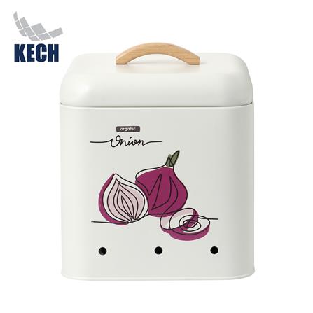 RECTANGULAR CANISTER WITH PULL LID KECH SK ONION 5.3L [EXCLUSIVE FROM HOMEPRO THAILAND]