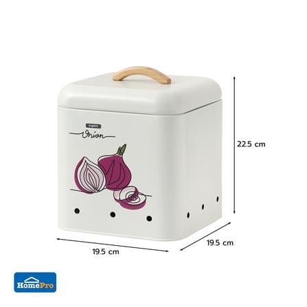 RECTANGULAR CANISTER WITH PULL LID KECH SK ONION 5.3L [EXCLUSIVE FROM HOMEPRO THAILAND]
