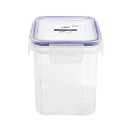 FOOD CONTAINER KECH X DOUBLE LOCK 9115 1.17L WHITE/DARK BLUE