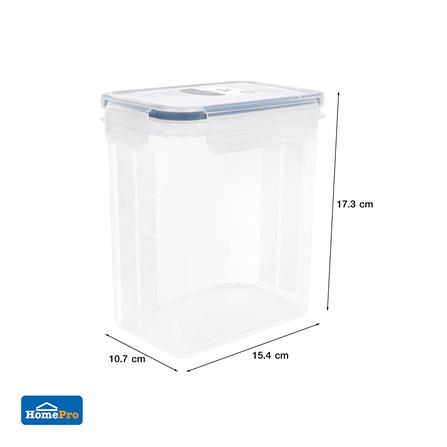 FOOD CONTAINER KECH X DOUBLE LOCK 9116 1.78L WHITE/DARK BLUE