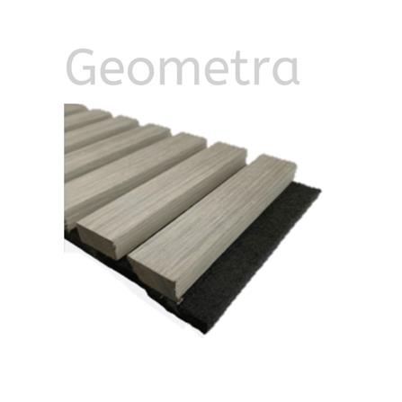 GEOMETRA ACCOUSTIC PANEL 60X300X2.1CM WV02 LIGHT GREY