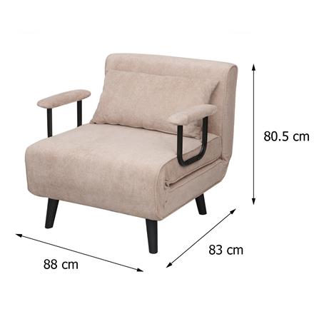 SOFA BED FURDINI IVA BROWN [EXCLUSIVE FROM HOMEPRO THAILAND]